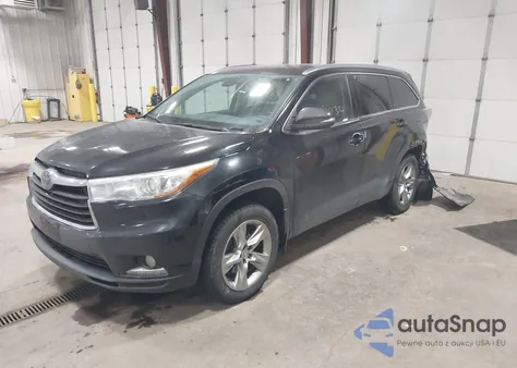 2014 Toyota Highlander Limited Platinum V6 z USA, uszkodzony, nr VIN 5TDDKRFH3ES055690